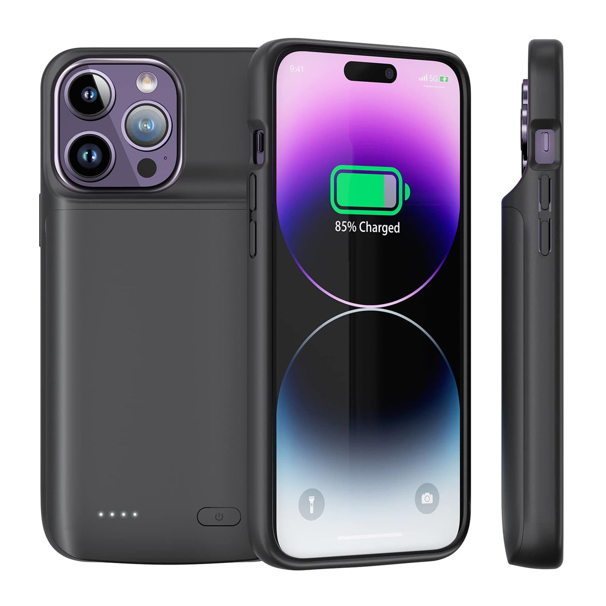 NEWDERY Battery Case for iPhone 14 Pro Max/14 Plus, 5000mAh Portable NEWDERY Battery Case for iPhone 14 Pro Max/14 Plus, 5000mAh Portable