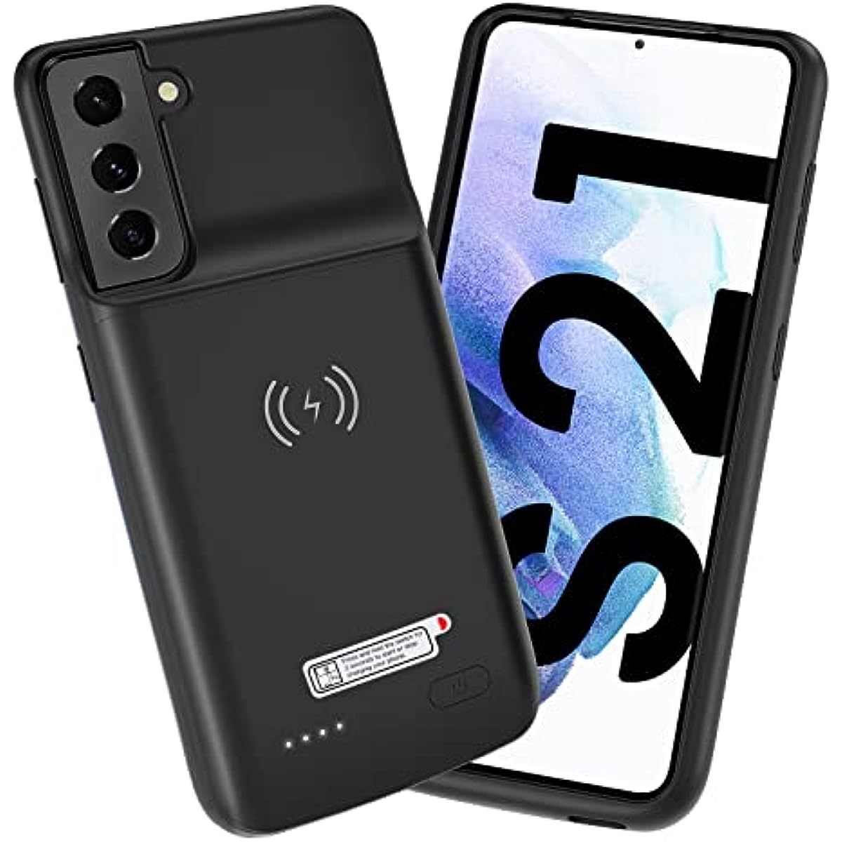 Battery Case Qi Wireless Charging Compatible 4800mAh for Samsung Regular S21 5G (6.2inch) Battery Case Qi Wireless Charging Compatible 4800mAh for Samsung Regular S21 5G (6.2inch)