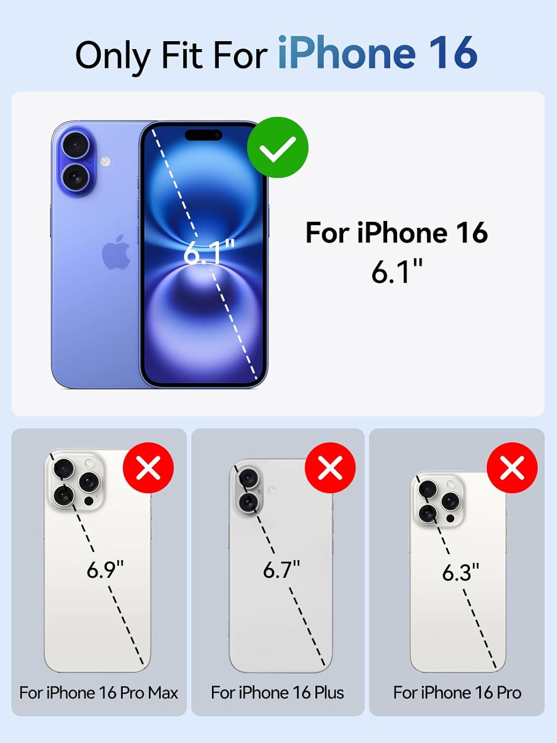 Battery Case for iPhone 16 5000mAh, Portable Charging Case for iPhone 16 6.1”