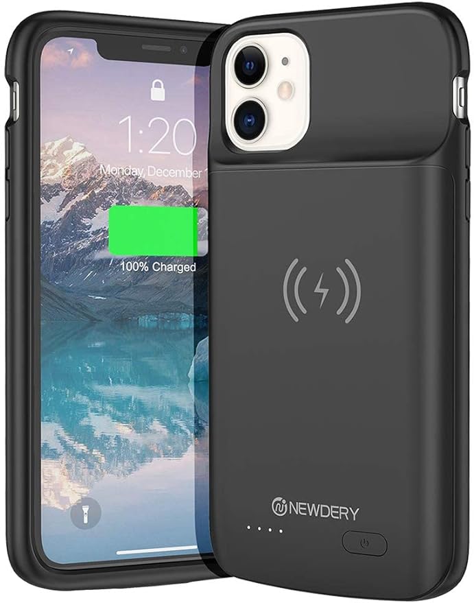 Wireless Battery Case for iPhone 11 Qi 5000mAh (6.1 inches)