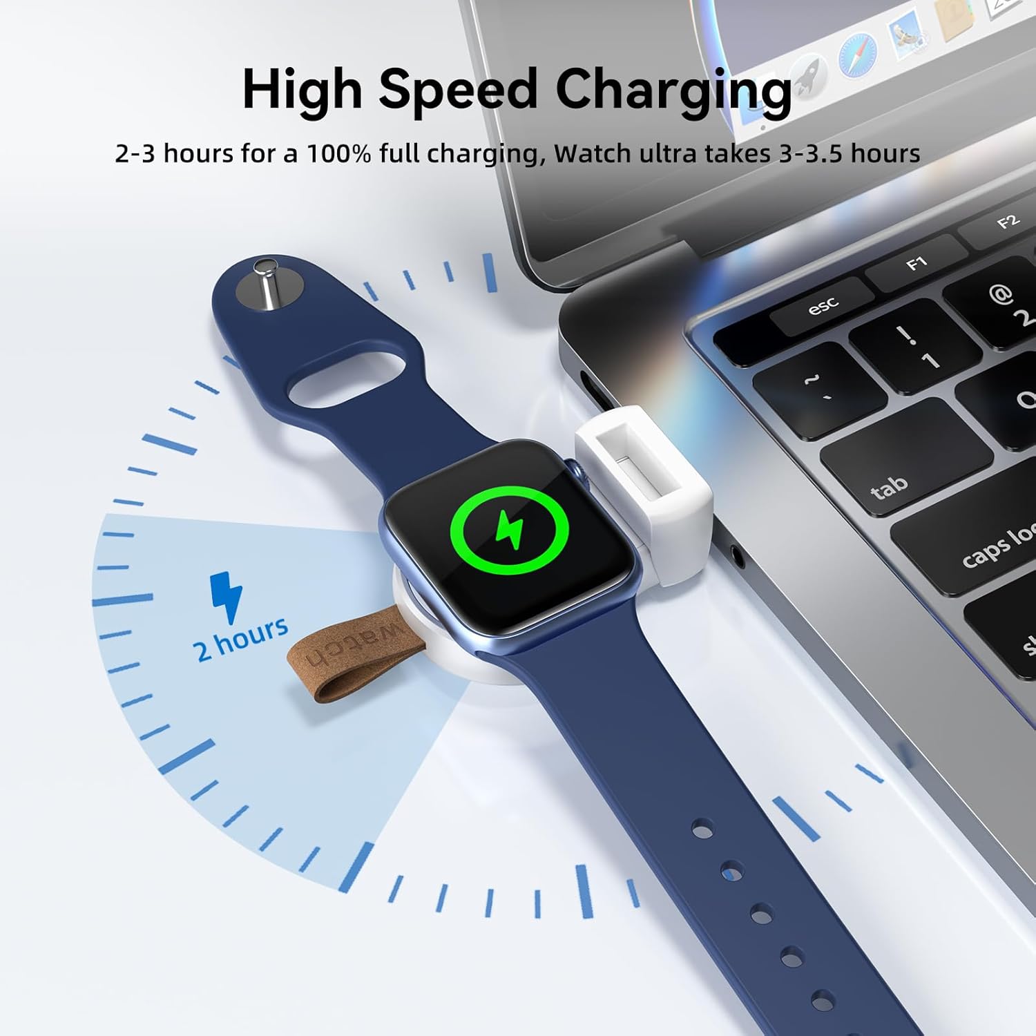 Charger for Apple Watch Portable iWatch USB Wireless Charger, Apple Watch Ultra2/1 Series 10 9 8 7 6 5 4 3 2 1 SE