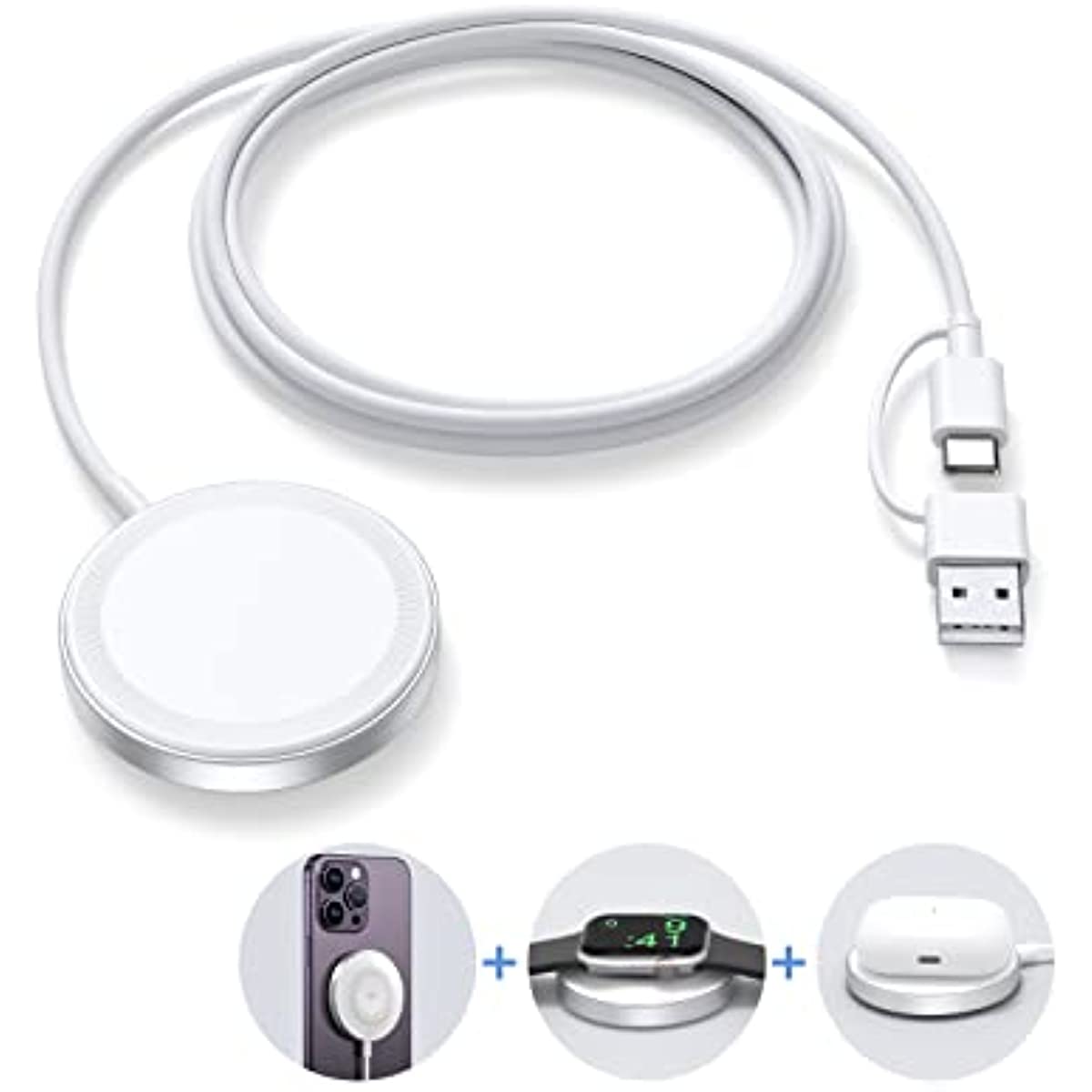 Charger Cargador Apple Watch Serie Original NEWDERY Magnetic