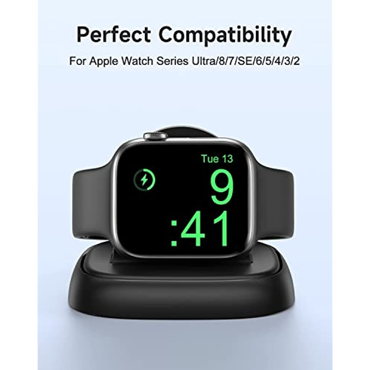 Wireless Charging Station for iWatch series Ultra/8/7/6/5/3/2/SE, 49/45/44/42/41/40/38 mm