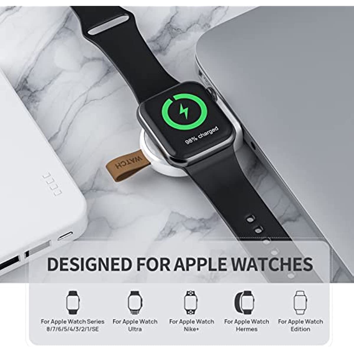 USB Wireless Charger for Apple Watch Ultra Series 8 7 SE 6 5 4 3 2 1