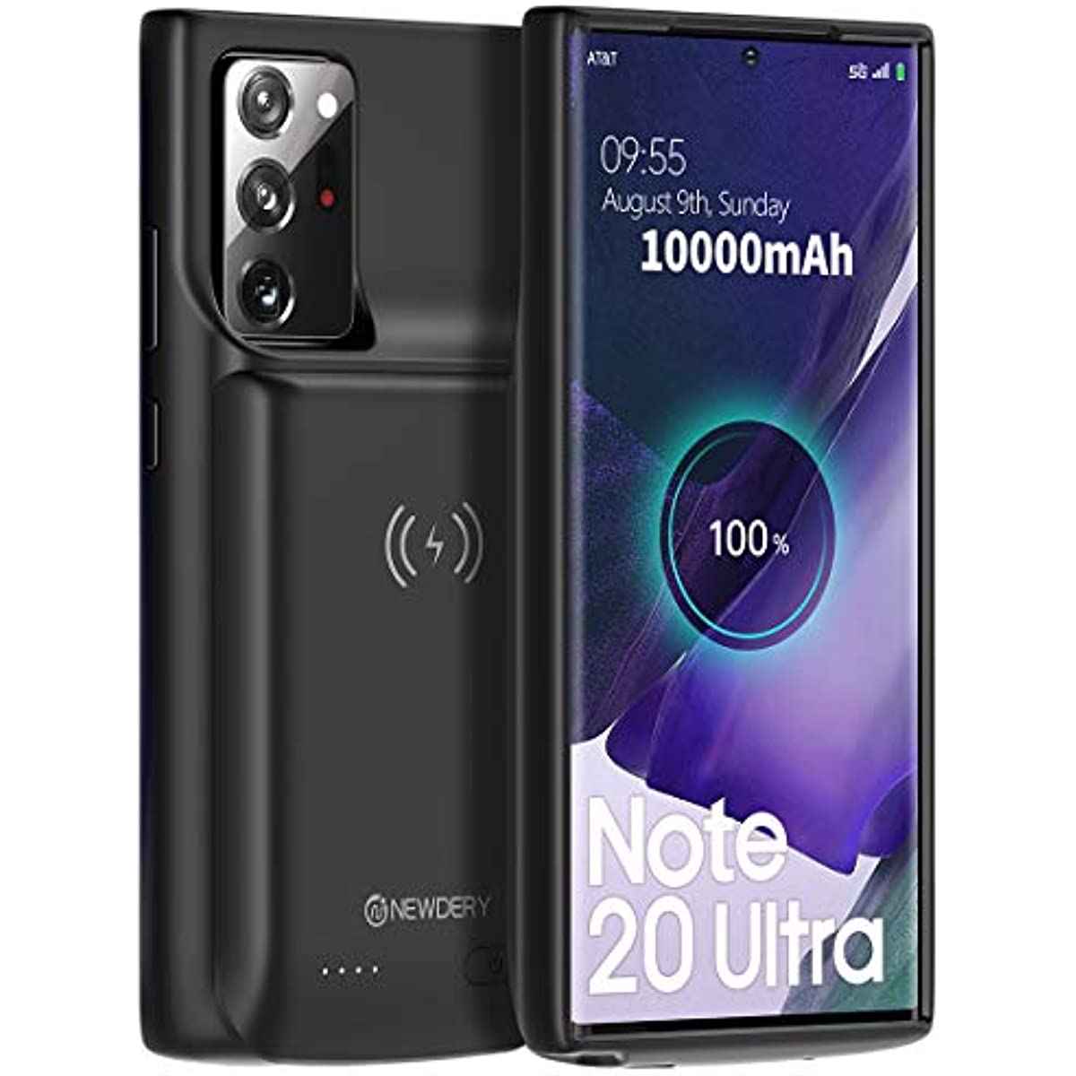 NEWDERY Samsung Galaxy Note 20 Ultra Battery Case 10000mAh, Fast Char