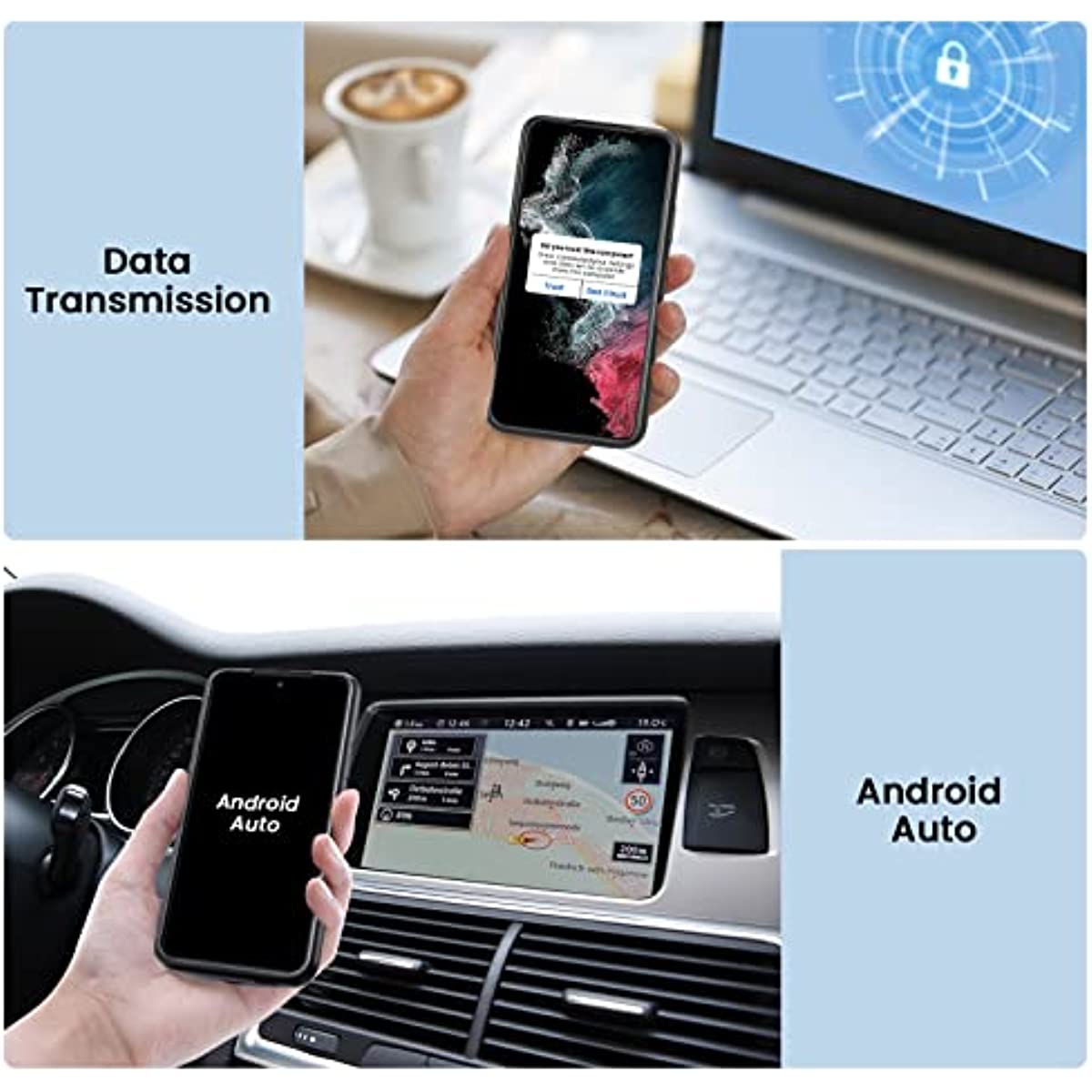 Qi Wireless Charging & Fast Charging & Transfer Data Supported Battery Case 10000mAh for Samsung S22 Ultra 5G (6.8") (2022 Release)