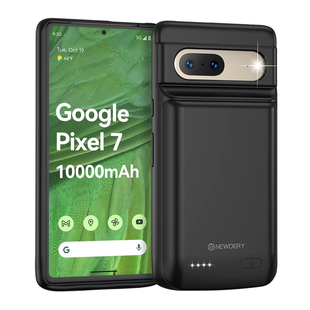 NEWDERY Battery Case for Google Pixel 10000mAh Powerful Recha