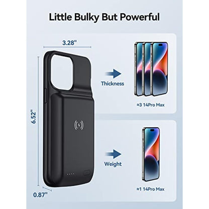 Wireless Battery Case for iPhone 14/13/12 Pro Max,14 Plus 10000mAh Qi – NEWDERY Wireless Battery Case for iPhone 14/13/12 Pro Max,14 Plus 10000mAh Qi – NEWDERY