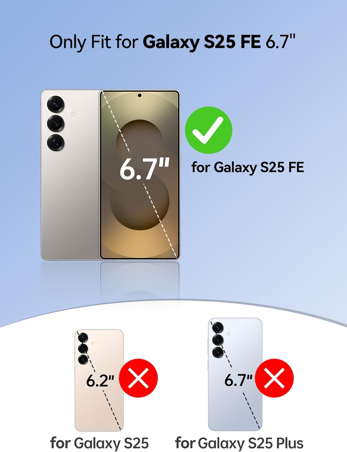 NEWDERY 10000mAh Battery Case for Samsung Galaxy S25 FE – Fast Charging, Wireless Charging, Digital Display & Full Protection