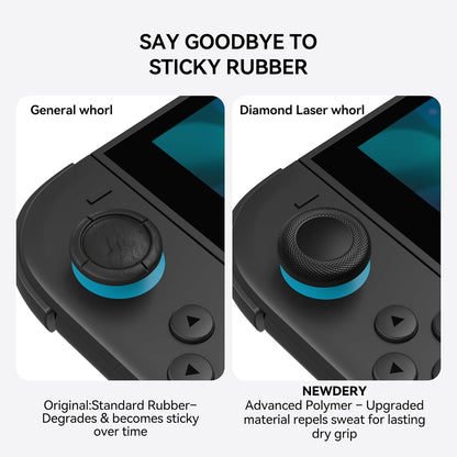 NEWDERY Thumb Grips for Nintendo Switch 2, 10PCS Anti-Slip TPU Joystick Caps for Joy-Con 2