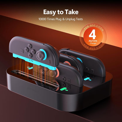 4 in 1 Controller Charging Dock for Nintendo Switch 2 Joy Con