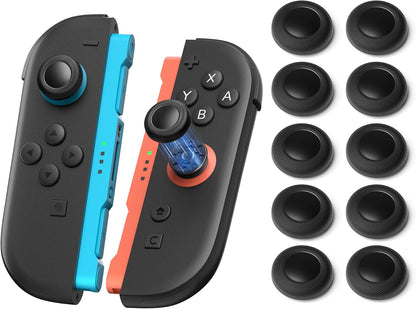 NEWDERY Thumb Grips for Nintendo Switch 2, 10PCS Anti-Slip TPU Joystick Caps for Joy-Con 2