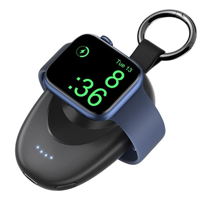 NEWDERY Watch Charger For Apple 8/7/6/5/4/3/2/SE/Ultra Portable Magnetic Wireless iWatch Charger Keychain Power Bank1400mAh