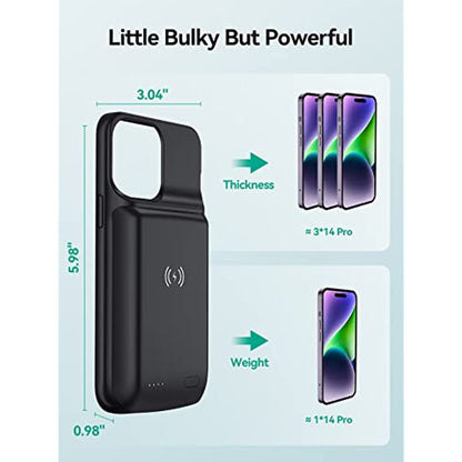 Wireless Charging Iphone 11 Power Bank Case Battery Case For