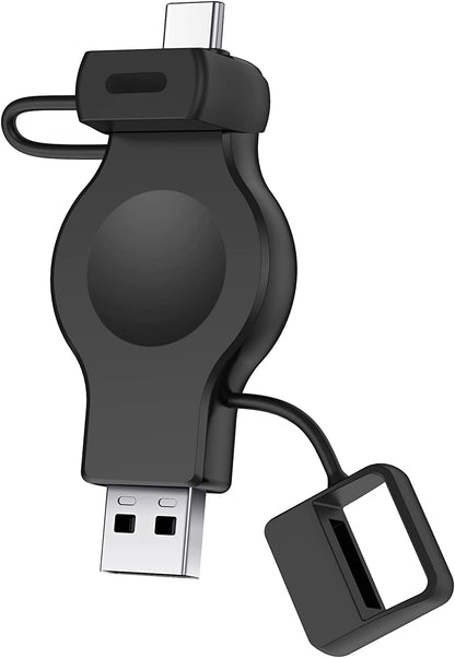 NEWDERY Portable Apple Watch Charger, Wireless Charger for iWatch wit